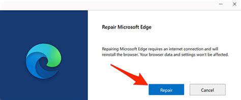 How To Repair Microsoft Edge On Windows