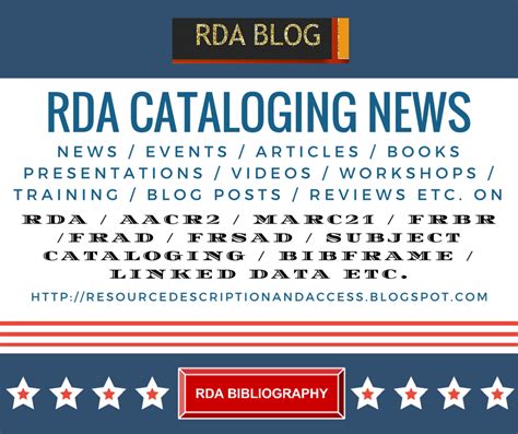 Rda Cataloging News And Rda Bibliography