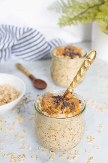 Peanut Butter Chia Seed Overnight Oats Orchids Sweet Tea