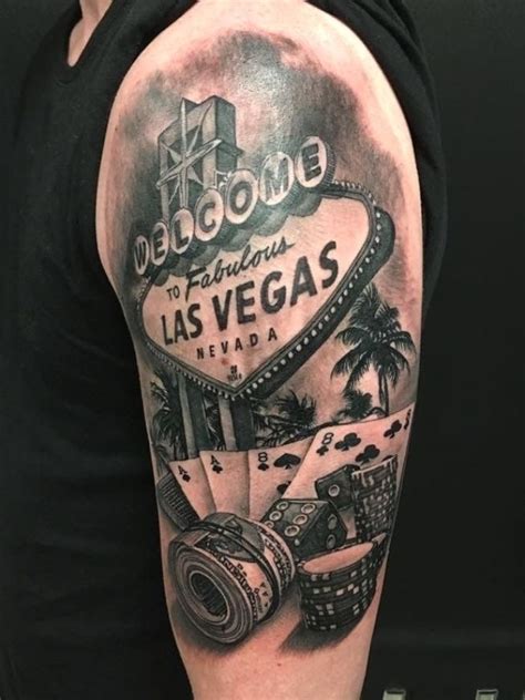 Las Vegas Tattoo By Luis Vegas Tattoo Tattoo Las Vegas Small Tattoos