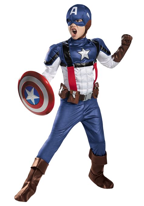 Boys Retro Captain America Prestige Costume Halloween Costume Ideas 2019