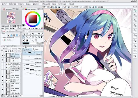 Le Meilleur Logiciel De Dessin De Manga Et De Bd Clip Studio Paint