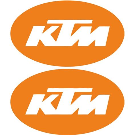 Ktm Logo Oval Blue Stickers Decals Decalshouse