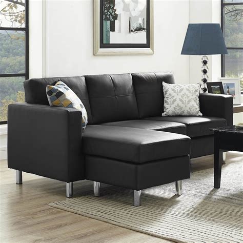 Way Black Modern Sectional Sofa 