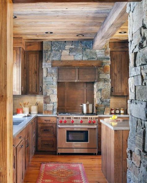 Who says white kitchens are boring and expected? Top 60 Best Rustic Kitchen Ideas - Vintage Inspired ...
