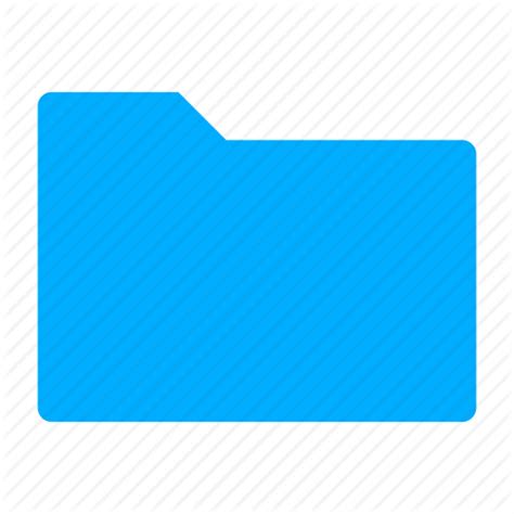 Blue Folder Icon At Collection Of Blue Folder Icon