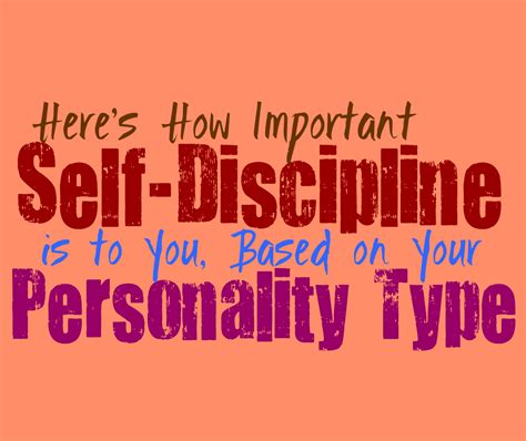 Habits can be extremely powerful. Here's How Important Self-Discipline is to You, Based on ...