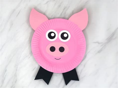 Little kids big kids tweens teens. Paper Plate Pig Craft For Kids