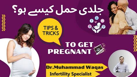 جلدی حمل کیسے ہو ؟tips And Tricks To Get Pregnant Fast Youtube