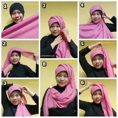 Tutorial Hijab Simple Persegi Ragam Muslim