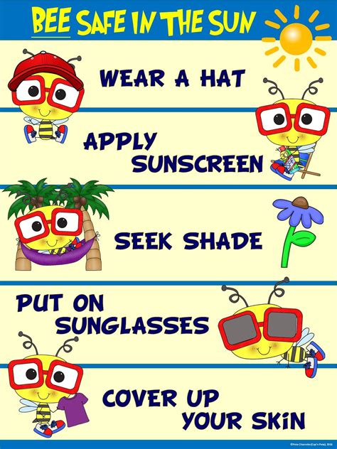 Sun Safety For Kids Printables Tedy Printable Activities