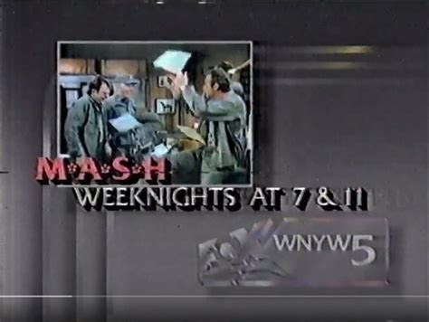 Wnyw Channel 5 Mash Weeknights Promo Late Summer 198 Flickr