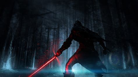 Hd Wallpaper Kylo Ren Lightsaber Sith Star Wars Star Wars Episode Vii The Force Awakens