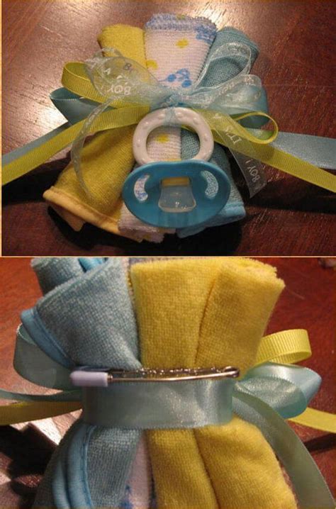 How To Make The Cutest Baby Shower Corsage Pink Blue Any Color