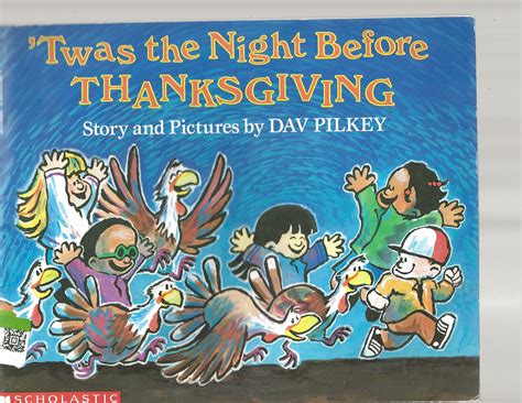 Twas The Night Before Thanksgiving De Dav Pilkey Good Soft Cover