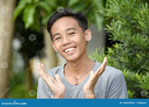 A Surprised Handsome Filipino Teen Boy Stock Image Image Of Youth