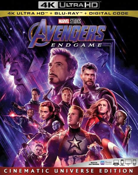 Avengers Endgame Includes Digital Copy 4k Ultra Hd Blu Rayblu Ray