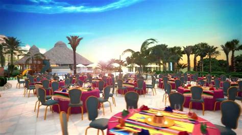 Sunrise Terrace At Fiesta Americana Grand Coral Beach Cancun Youtube