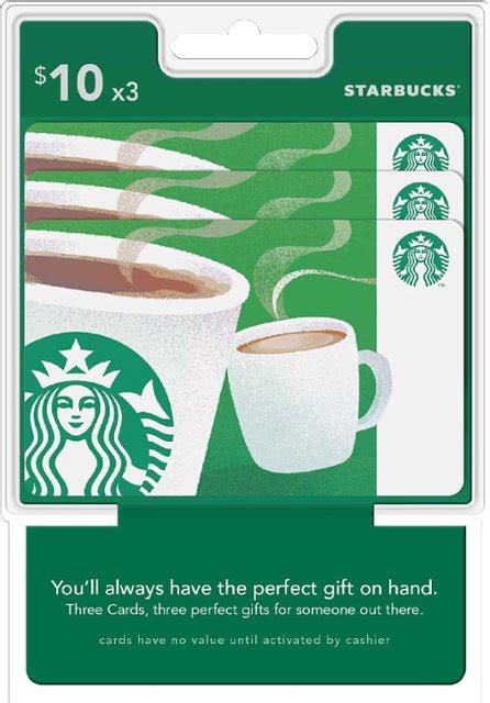 1 through march 31, 2021, with the exception of feb. Starbucks $10 Gift Cards (3-Pack) Starbucks $30 - Best Buy