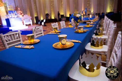 Royal Themed Guest Table From A Royal Prince Birthday Party On Karas