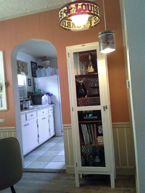 Cabinet door crafts old cabinet doors old cabinets kitchen cabinets refurbished furniture repurposed furniture furniture makeover painted antique dresser turned kitchen island. Upcycled Kitchen 1950's Kitchen Cupboard Into Liquor ...