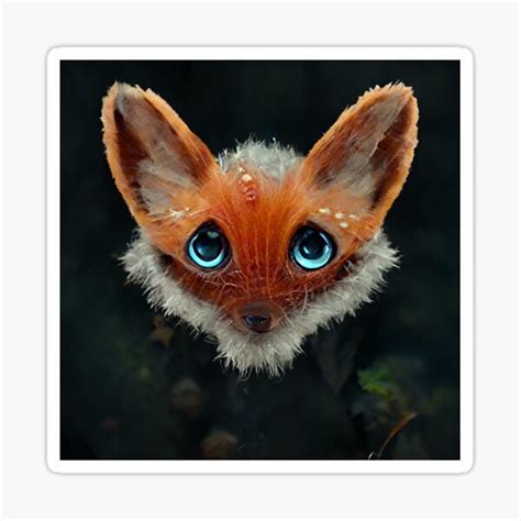 Cute Fox Sticker For Sale By Gustavo Redbubble