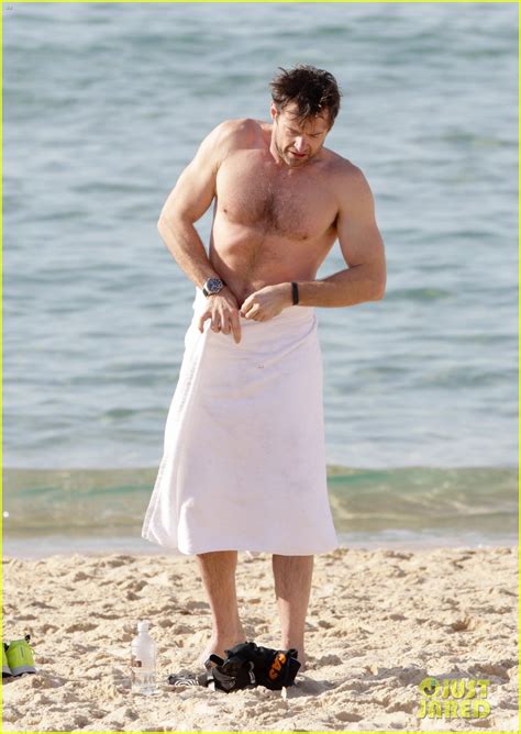 Hugh Jackman Goes Sexy Shirtless After Pan Casting News Photo