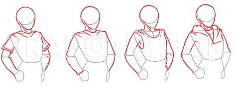 How To Draw Shirts Step By Step Drawing Guide By Dawn Dragoart