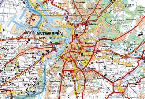 Antwerp is the capital of the eponymous province in the region of flanders in belgium. Antwerpen Map