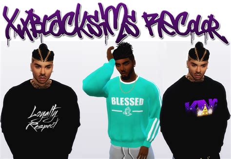 Xxblacksims Urban Sweat Shirts And Joggers Recolor Sims Sims 4
