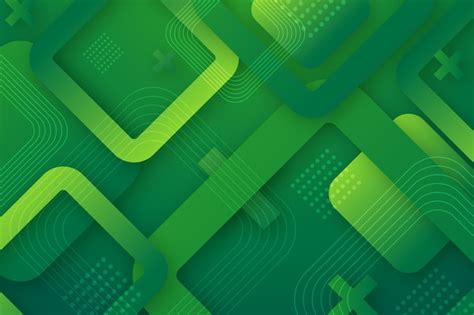 Free Vector Green Abstract Geometric Background