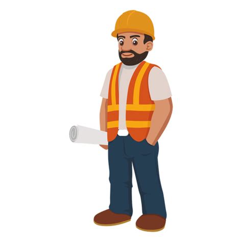 Construction Worker Cartoon Png Construction Worker Engineer Cartoon