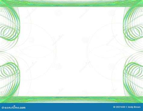 Borderbusiness Graphic Circular Green Stock Illustration