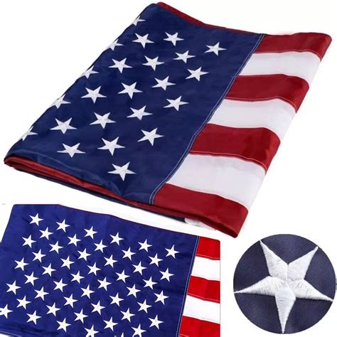 american flag 3x5 ft outdoor usa heavy duty nylon us flags with 3 by 5 foot historical
