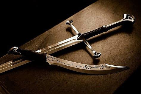 Anduril Sword Of Strider Custom Engraved Sword Lotr Sword Lord Of