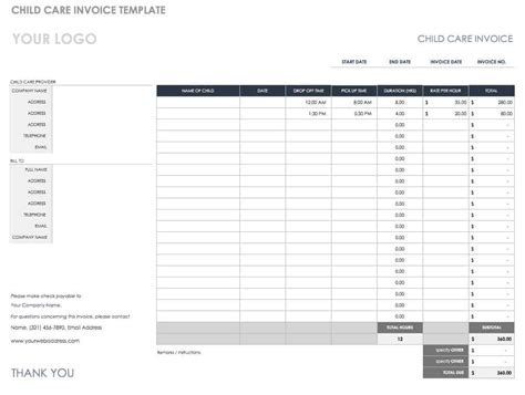 55 Free Invoice Templates Smartsheet Within Invoice Register Template