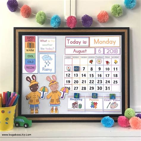 Diy Childrens Calendar Kids Calendar Preschool Calendar Printable
