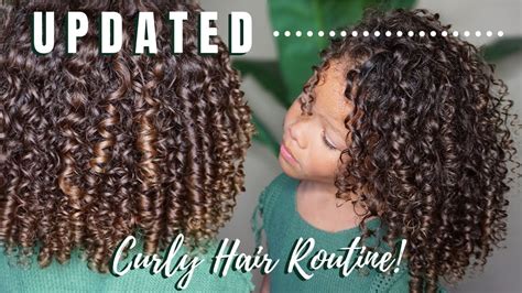 Updated Curly Hair Routine Type 3b Curls Kid Friendly Youtube