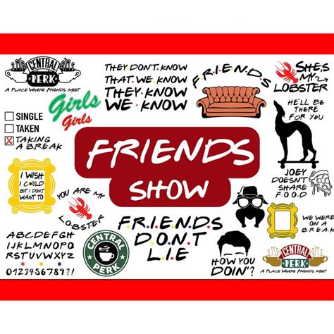 Pin On Friends Tv Show Svgs