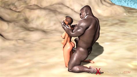 Hot Sex On The Beach Big Black Man Bangs A Horny Ebony On The Savage Island Eporner