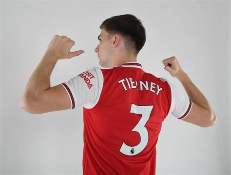 Photos Kieran Tierney Poses In Arsenal Kit After Completing £25m Move