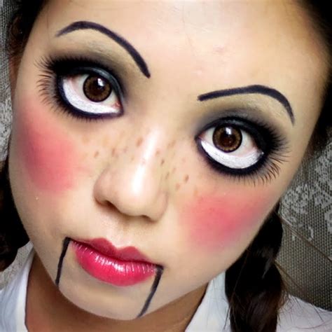 Easy Creepy Doll Makeup Step By Saubhaya Makeup