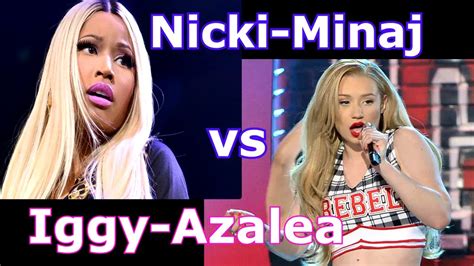 2 Nicki Minaj Vs Iggy Azalea Battle Best Live Youtube
