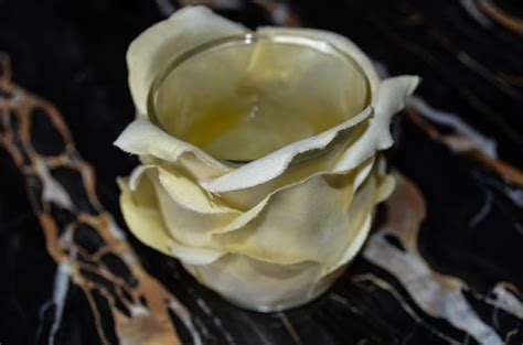 Enjoy free shipping on orders over $35. Flower pedal votive candle holder in yellow. | Candle ...