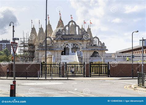 Temple Of Shri Swaminarayan Mandir In London Editorial Photo Image Of