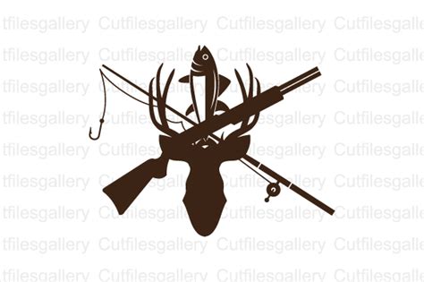 Hunting and Fishing SVG (Graphic) by cutfilesgallery · Creative Fabrica