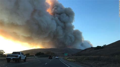 Alisal Fire Prompts Evacuations In Santa Barbara County And Closure Of