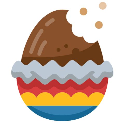 Chocolate Egg Free Food Icons