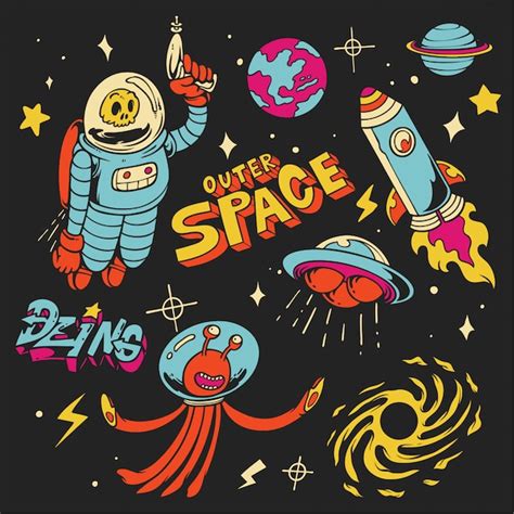 Premium Vector Illustration Of Outer Space