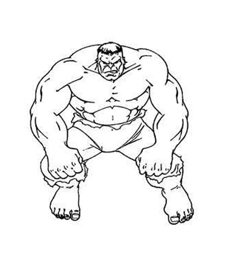 Free printable hulk coloring pages for kids the hulk is a fictional character created by comic artists stan lee and jack kirby. Incredible Hulk Coloring Page - Coloring Home